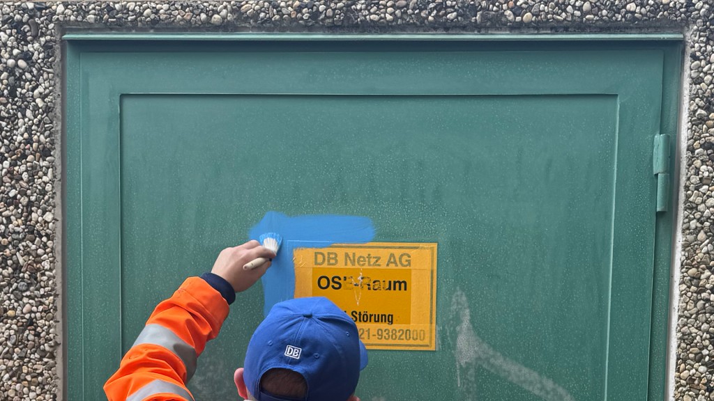 Mobiles Handwerkerteam der Deutschen Bahn im Saarland im Einsatz
