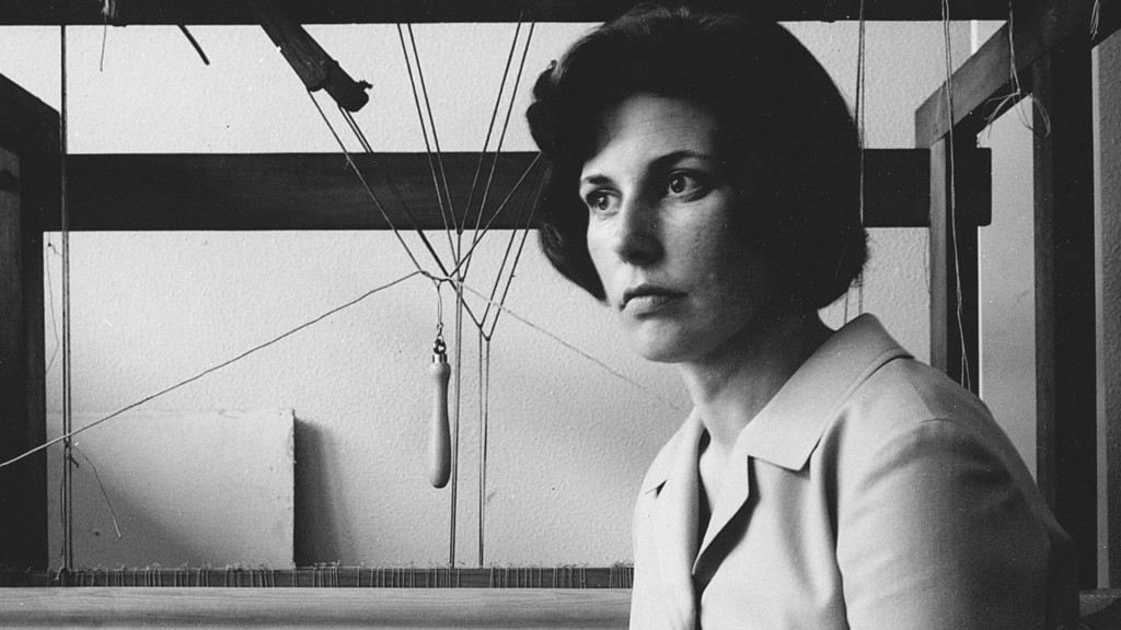 Sofie Dawo an der Werkkunstschule Saarbrücken, um 1965
