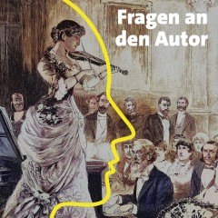Frau mit Geige steht auf der Bühne und gibt ein Konzert, Besucher auf den Plätzen, vornehme Leute, Österreich, Historisch, digital restaurierte Reproduktion von einer Vorlage aus dem 19. Jahrhundert