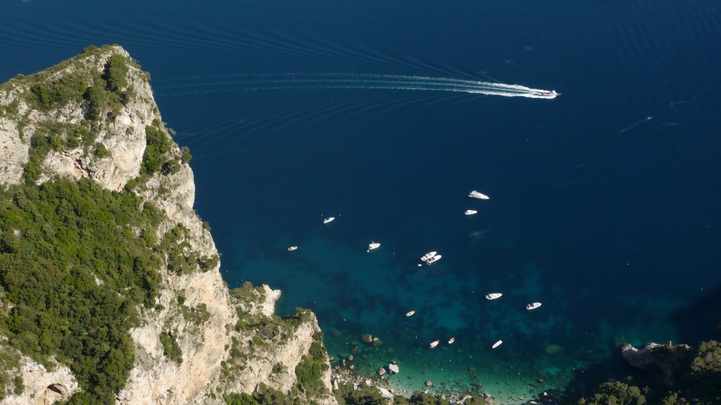 Foto: Eine Bucht vor Capri