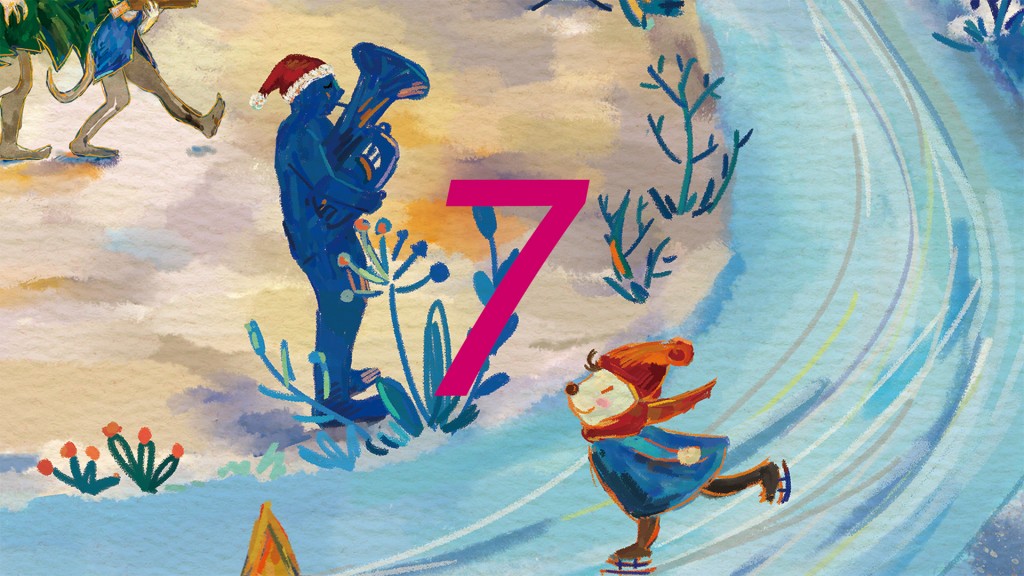 Musikalischer Adventskalender (Illustration: Wenwen Fei)