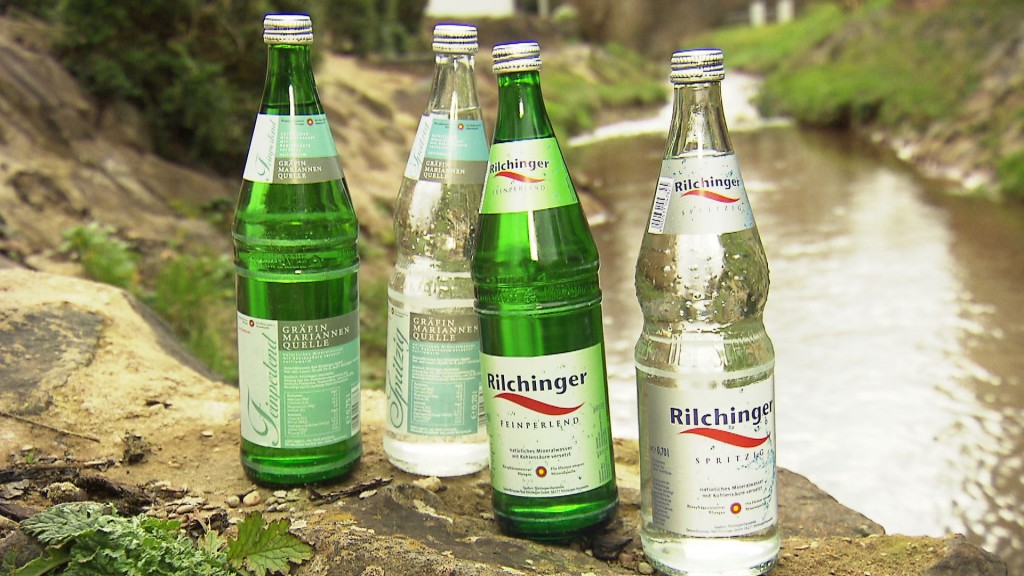 Rilchinger Mineralwasserflaschen. (Foto: SR)