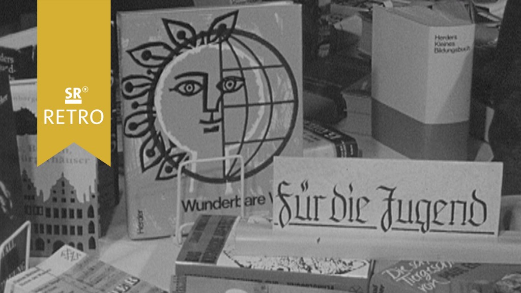Foto: Buchausstellung in Saarlouis-Fraulautern 1964
