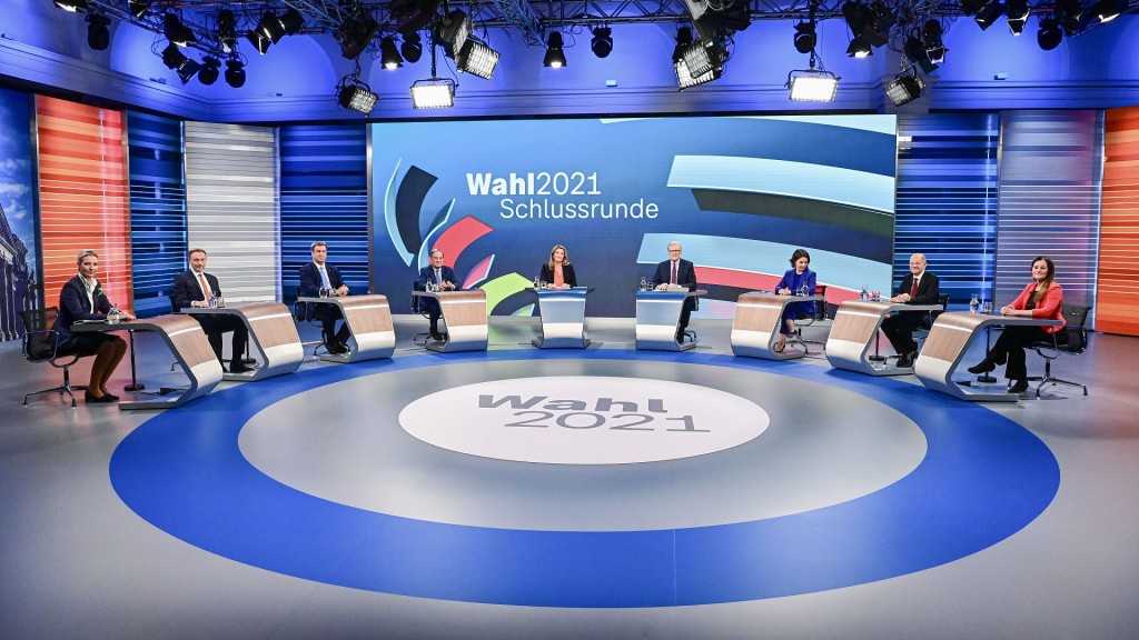 Schlussrunde vor Bundestagswahl 2021 (Foto: picture alliance/dpa/AFP-POOL | Tobias Schwarz)