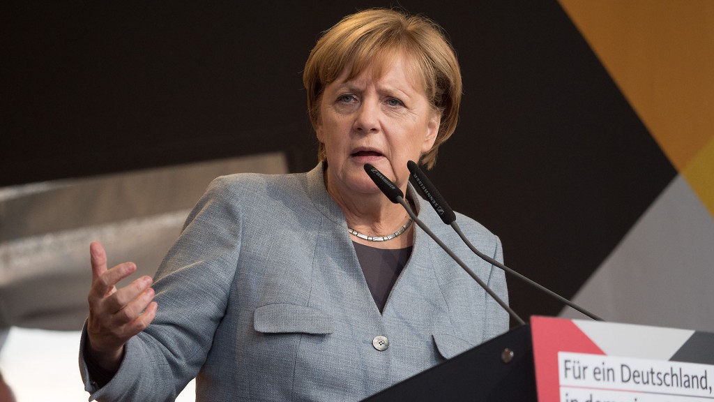 Angela Merkel bei einer Wahlkampfveranstaltung in Dillingen im Jahr 2017 (Foto: SR / Pasquale d'Angiolillo)