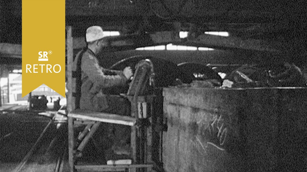Foto: Bergarbeiter an der Maschine 