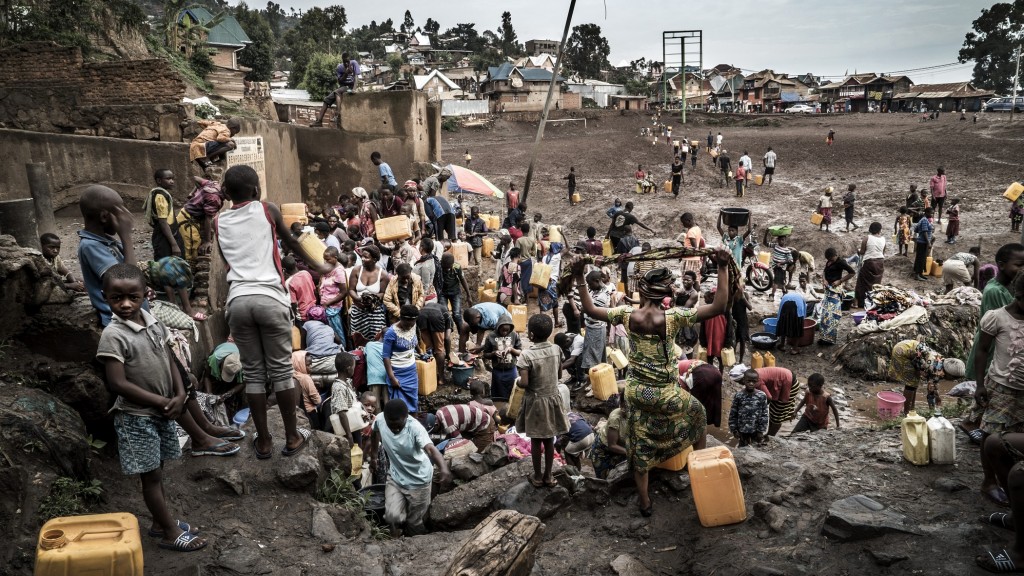 Im Funu-Viertel von Bukavu (Kongo) haben die meisten Menschen immer noch keinen Zugang zu fließendem Wasser (Foto: picture alliance / Marta Soszynska/MSF/dpa | Marta Soszynska)