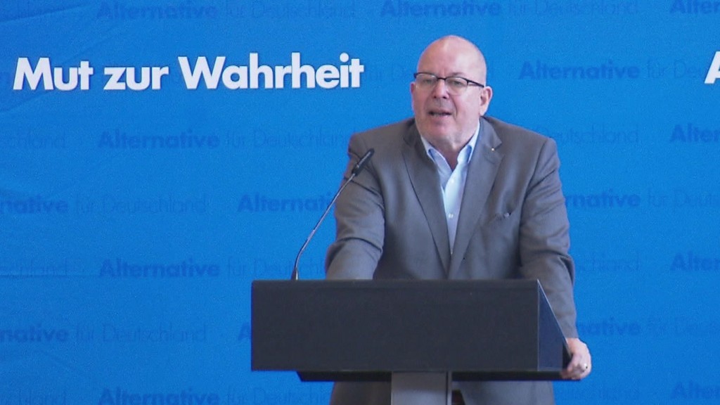 Christian Wirth, der Spitzenkandidat der AfD im Saarland (Foto: SR Fernsehen)