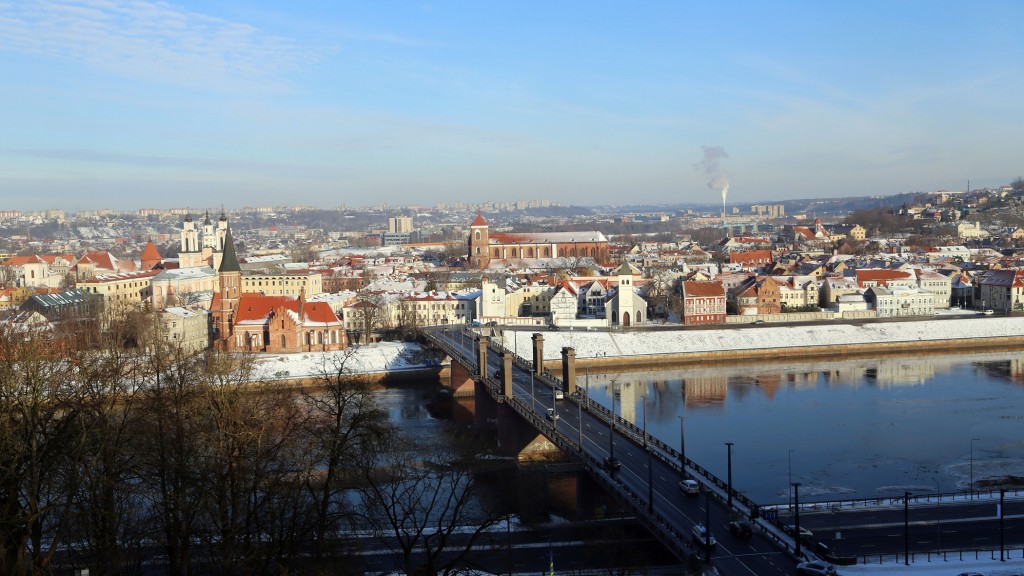 Blick auf Kaunas