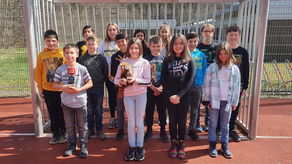 Schülerinnen und Schüler der Klasse 5d der Gemeinschaftsschule Nohfelden-Türkismühle