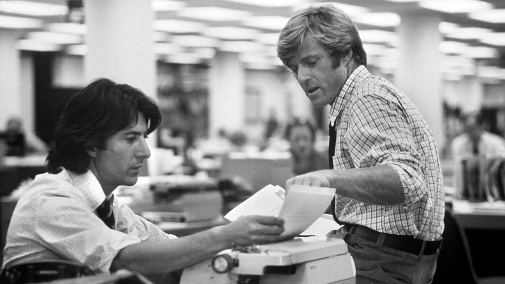 Dustin Hoffman (l.) und Robert Redford in einer Szene des Films 