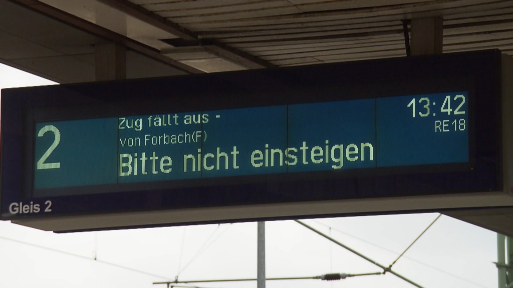 Foto: Bahn Anzeigetafel