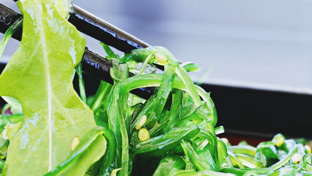 Salat mit Algen