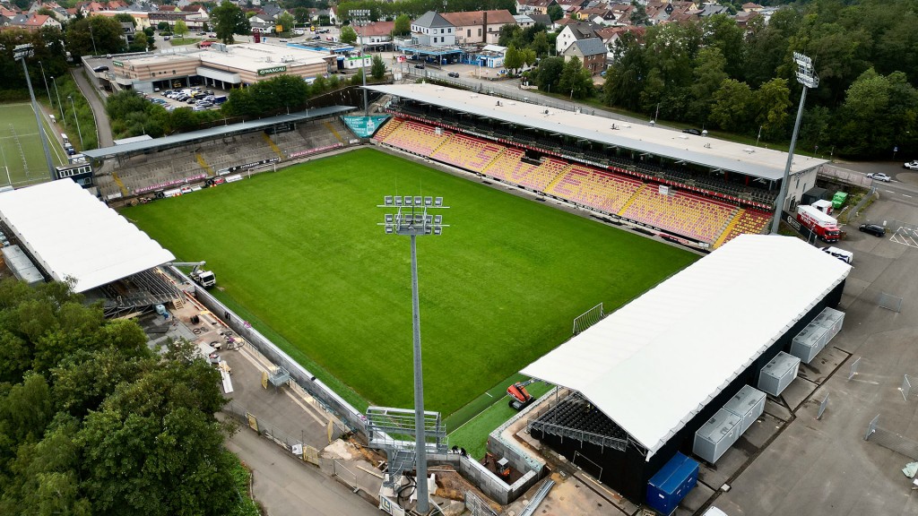 Das Stadion der  SV Elversberg