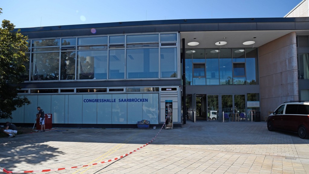Foto: Die Umbaumaßnahmen der Congresshalle in Saarbrücken dauern noch an