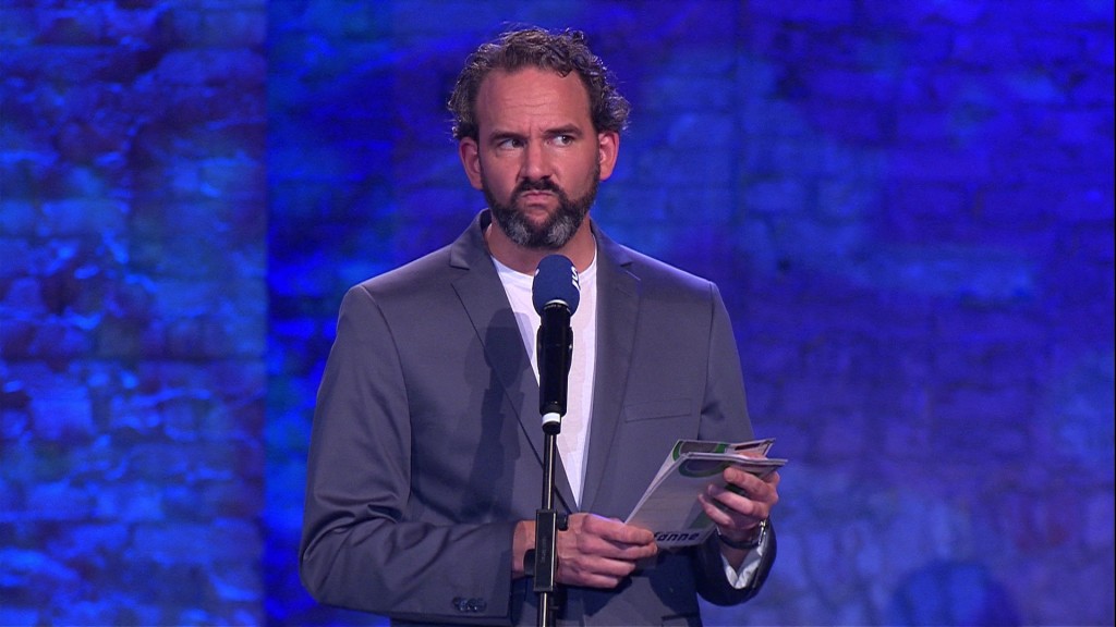 Philipp Scharrenberg auf der Bühne