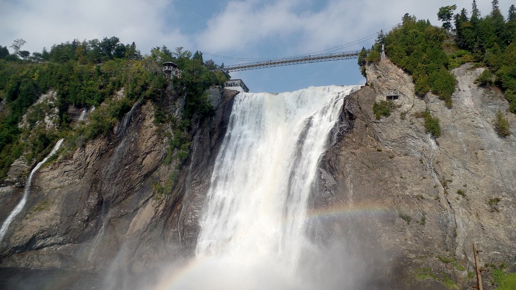 Foto: Ein Wasserfall in Quebec