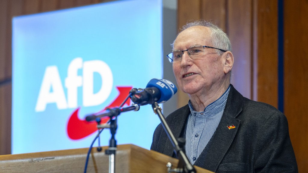 Foto: Der Vorsitzende der AfD-Landtagsfraktion, Josef Dörr, beim Landesparteitag im Dezember.