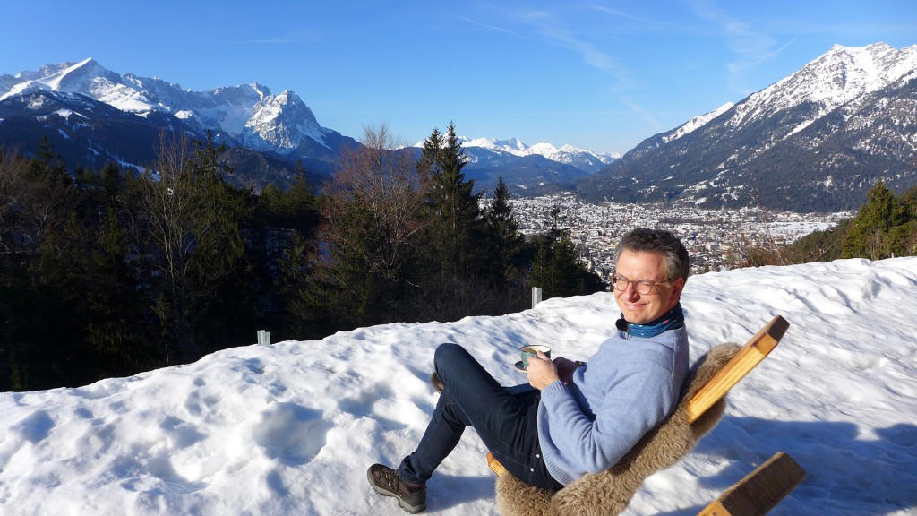 Foto: Michael Friemel auf der Zugspitze