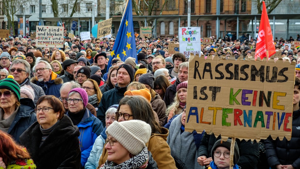 Demo gegen Rechts in Saarbrücken 