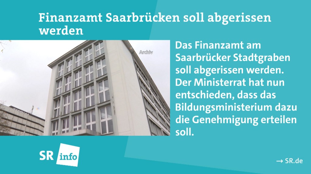 Foto: Finanzamt Saarbrücken soll abgerissen werden