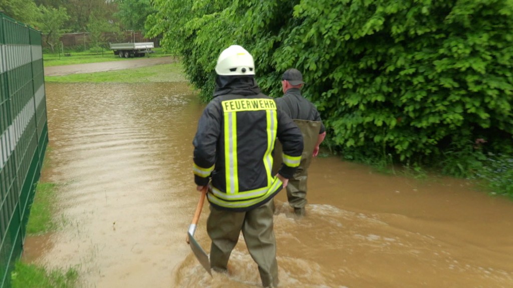 Foto: Starkregen in Kleinblittersdorf 