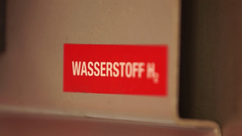 Foto: Wasserstoff-Schild