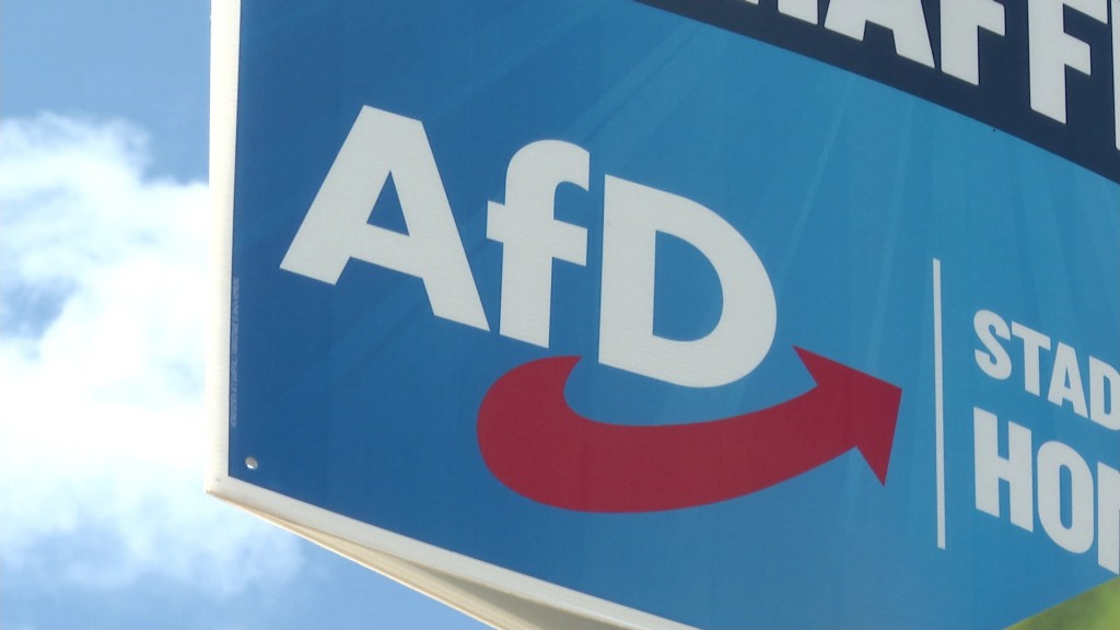 Foto: AfD-Wahlplakat für die Kommunalwahl in Homburg