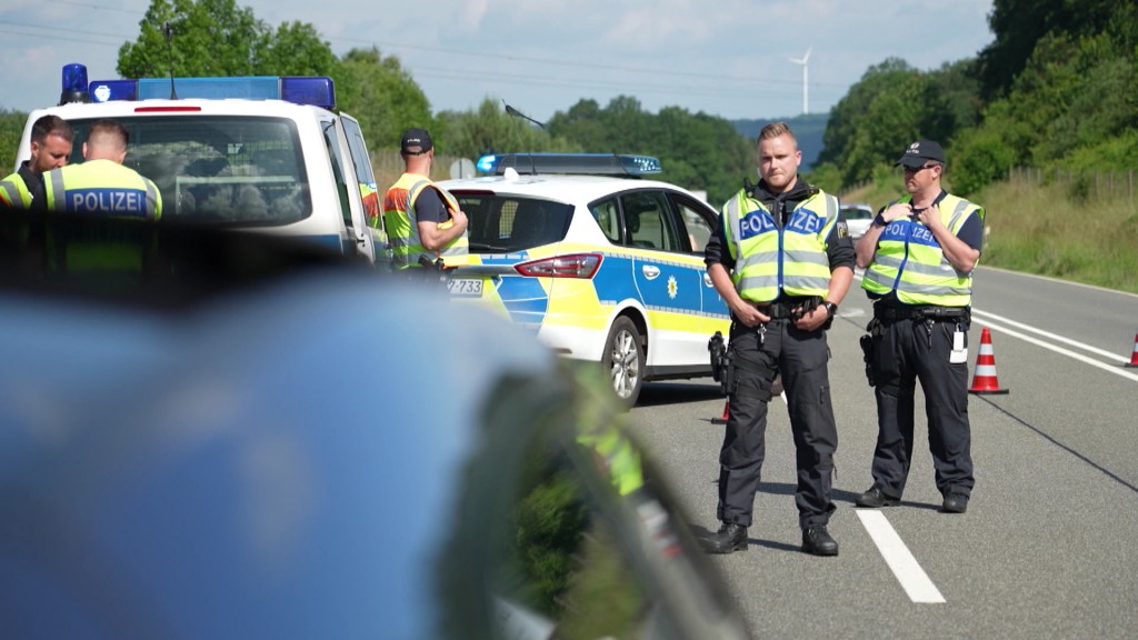 Foto: Auto in einer Grenzkontolle