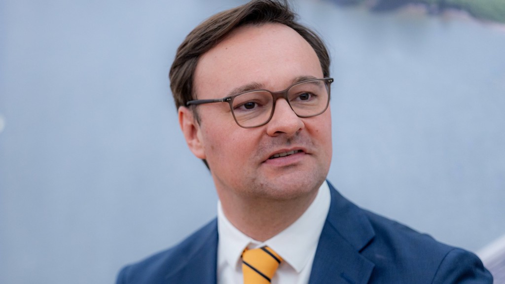 Der Staatssekretär des Bundesministeriums für Verkehr, Oliver Luksic (FDP).