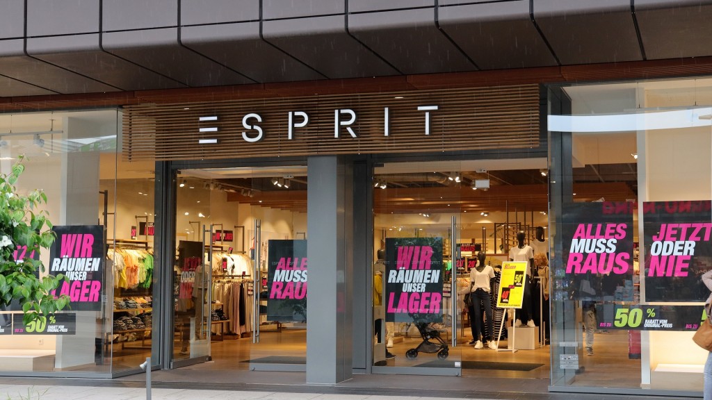 Esprit Filiale, Geschäftsaufgabe