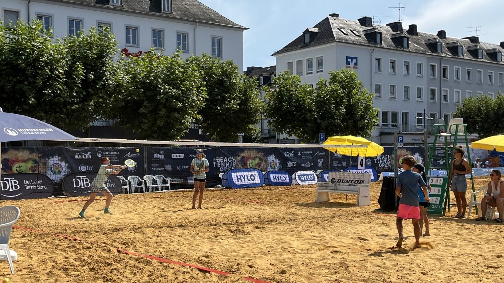 Beachtennis-Turnier in Saarlouis