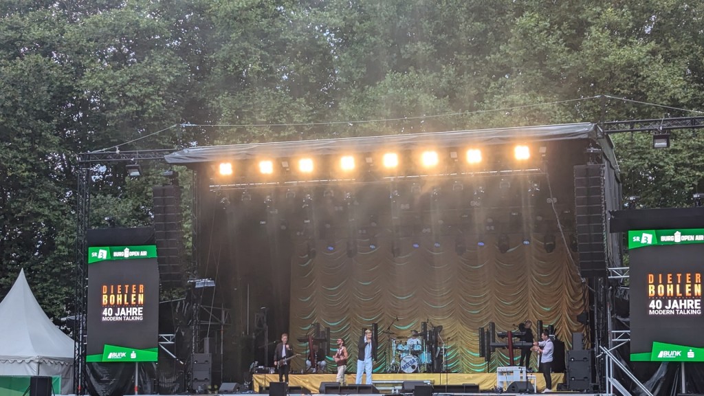 Dieter Bohlen beim Burg Open Air