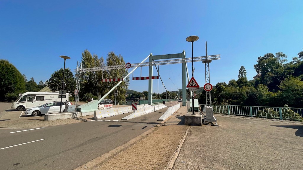 Die Saarbrücke in Mettlach