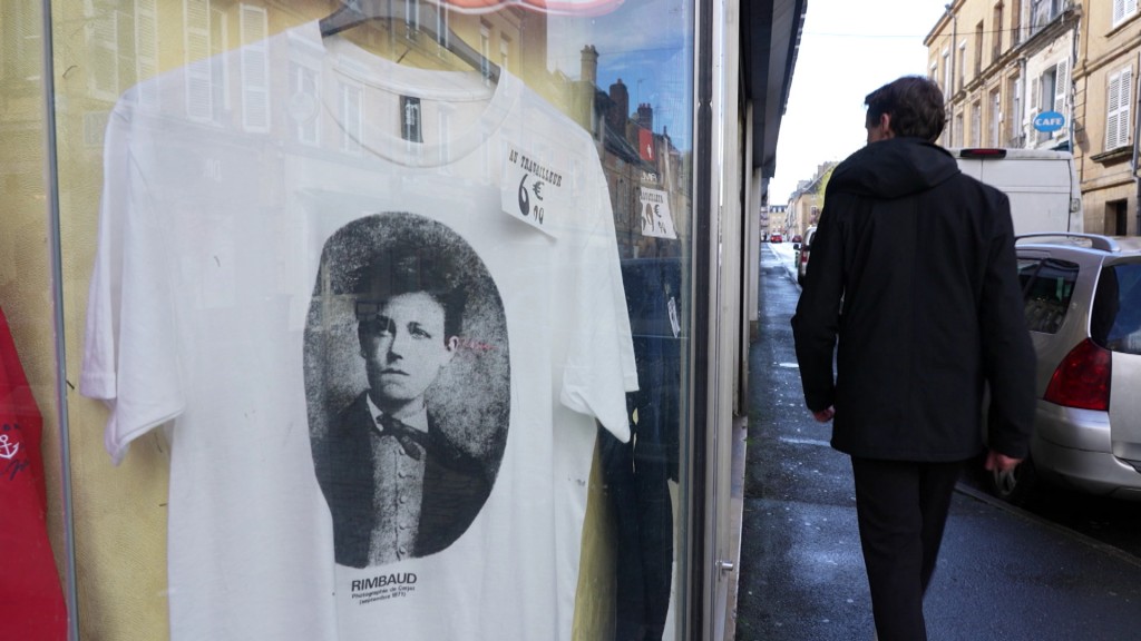 Foto: Shirt mit Bild des Poeten Arthur Rimbaud