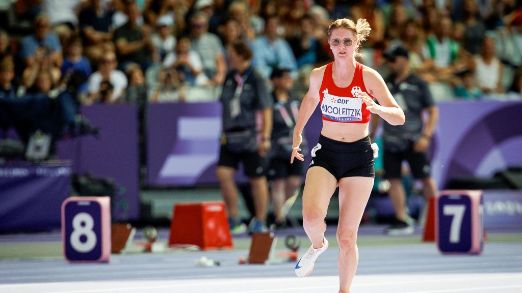 Foto: Nicole Nicoleitzik  beim 200m-Lauf, Paris 2024