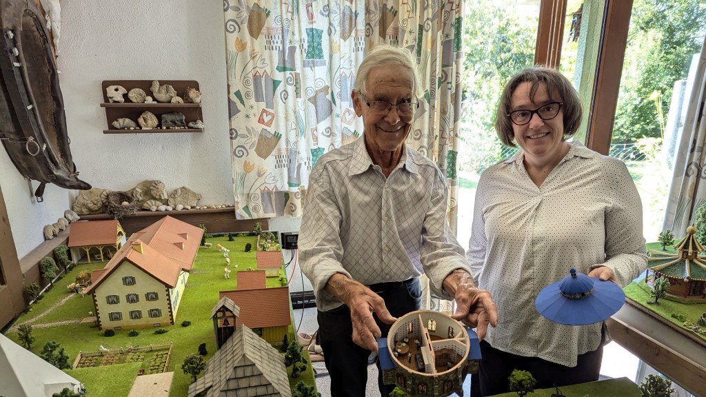 Dagmar Schuler und Horst Helle vom Arbeitskreis Heimgeschichte Aßweiler