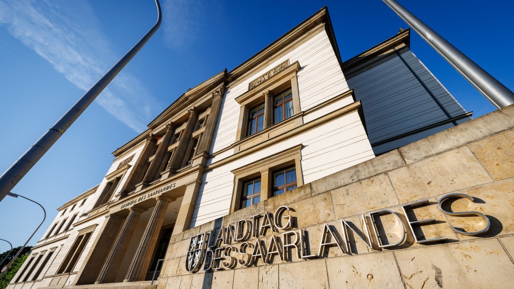 Foto: Landtag des Saarlandes in Saarbrücken am 06.08.2024