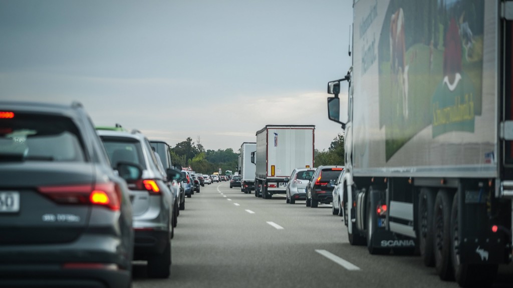 Stau auf einer Autobahn