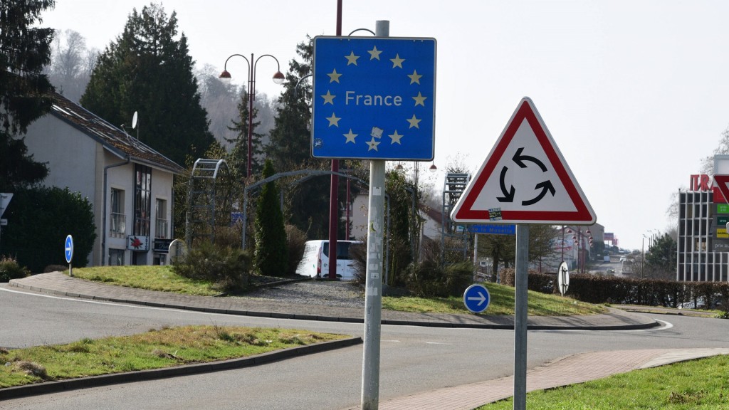 Die Deutsch-Französische Grenze an der Goldenen Bremm