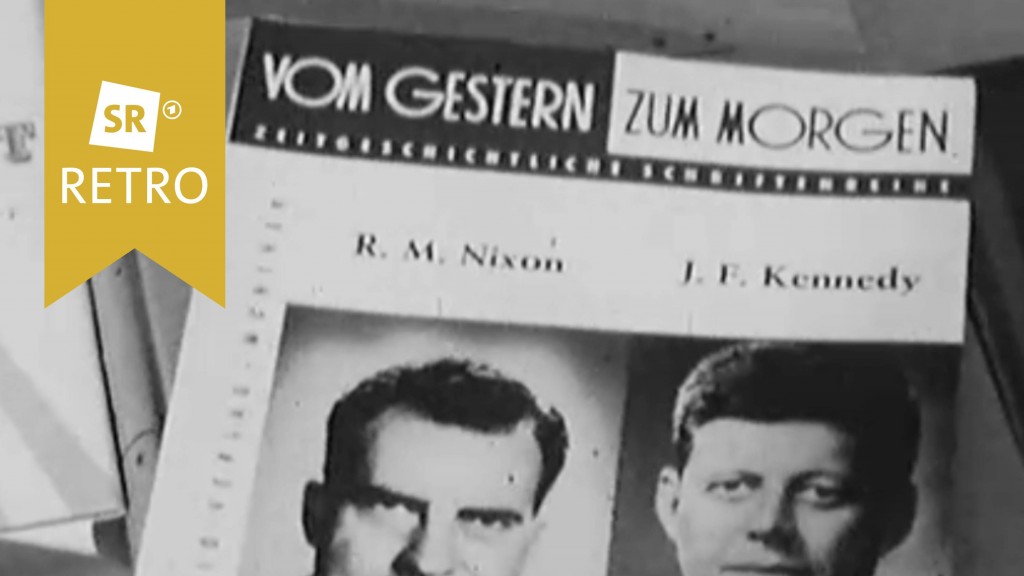 Broschüre zur US-Wahl: Nixon und Kennedy