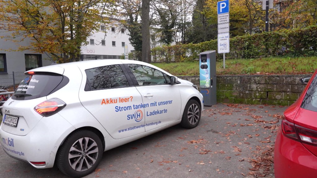 Foto: E-Auto an einer Ladestation