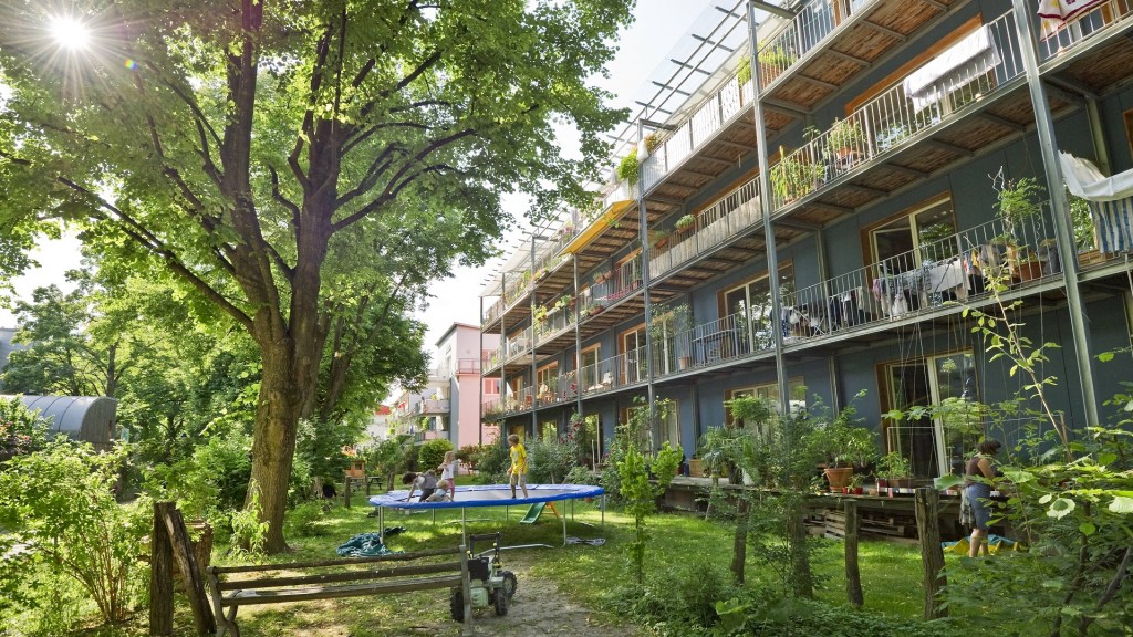 Passivhaus im Vauban-Viertel in Freiburg im Breisgau