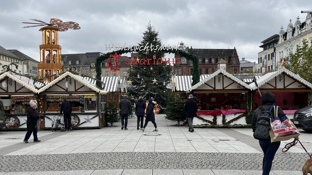 Der Weihnachtsmarkt in Saarlouis