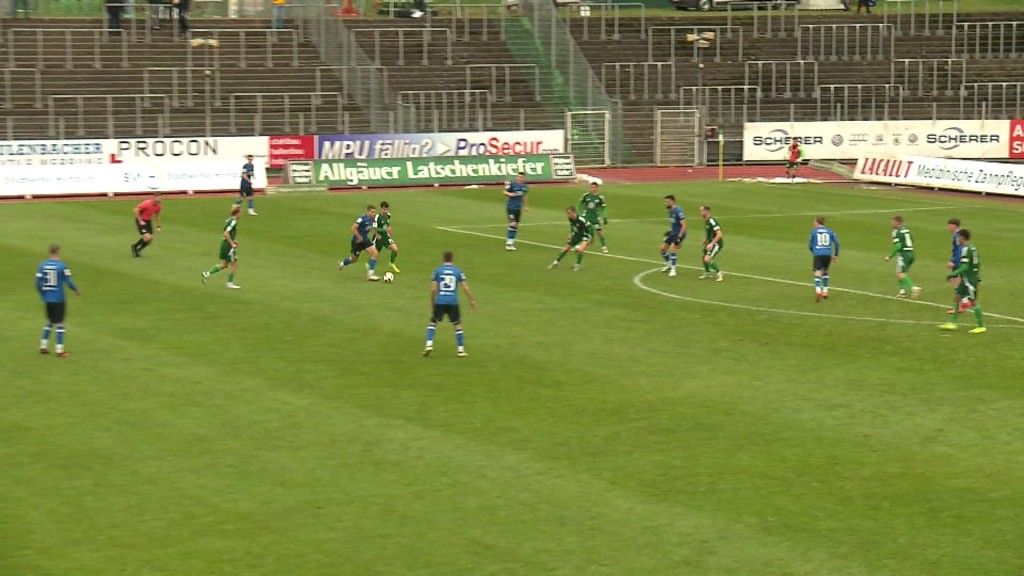 Foto: Spielaufnahme FC Homburg gegen Eintracht Trier