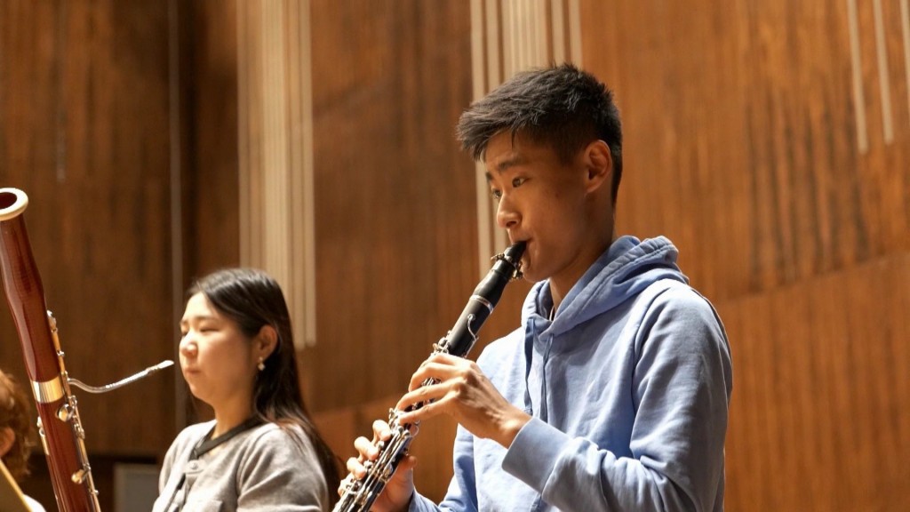 Foto: Lyuta Kobayashi spielt Klarinette