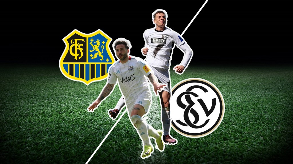 Collage: Saisonendspurt des 1. FC Saarbrücken und der SV 07 Elversberg