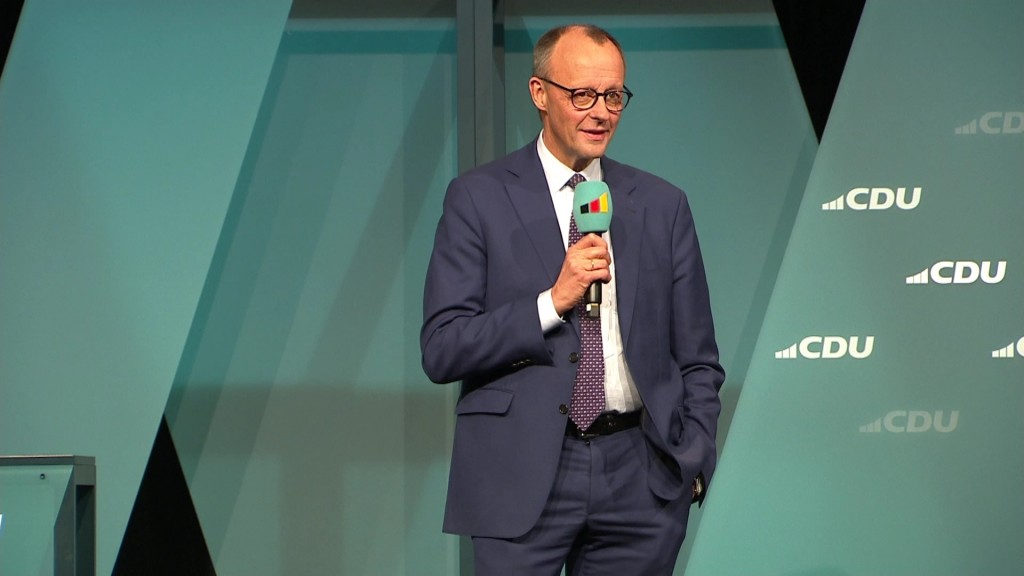 Friedrich Merz beim Bundestagswahlkampf in St. Ingbert