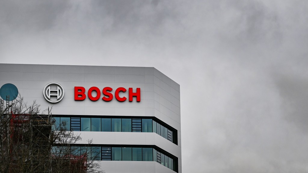 Dunkle Wolken über der Bosch Konzernzentrale