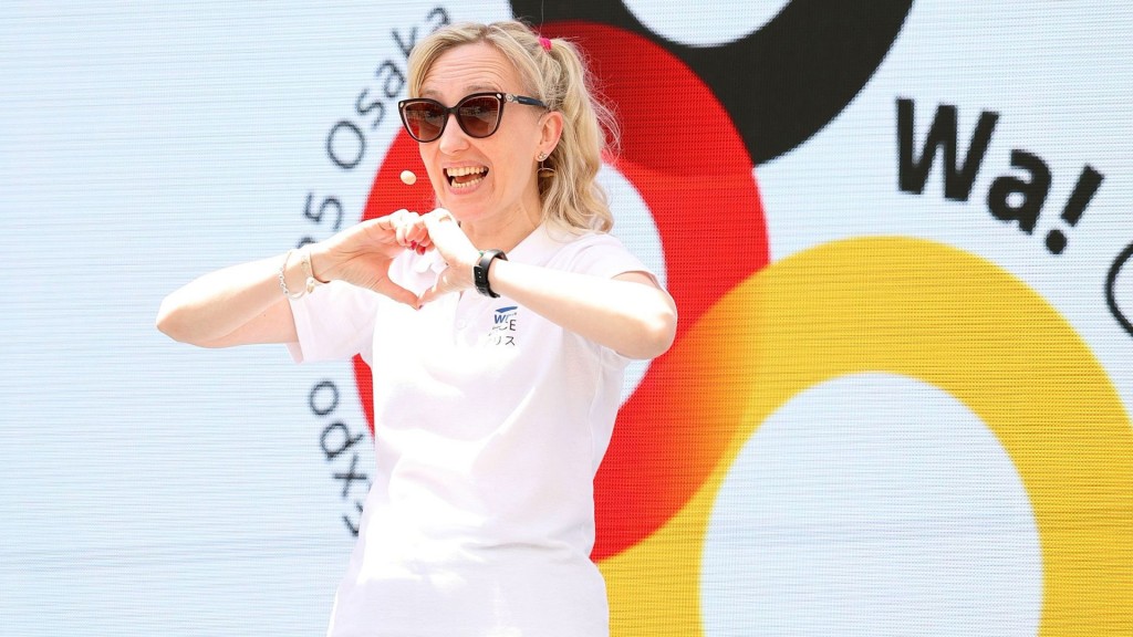 Tanzlehrerin Alice De Gracia auf der EXPO 2025 in Osaka